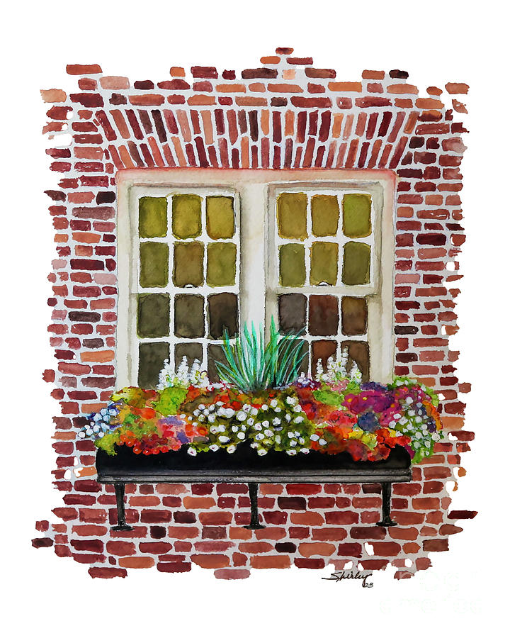 City Window  Painting by Shirley Dutchkowski