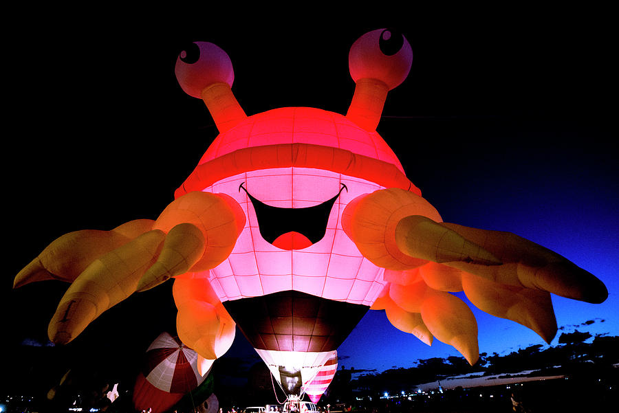 Cityscape Abq NM Balloon Festival B90e Photograph by Otri Park Fine