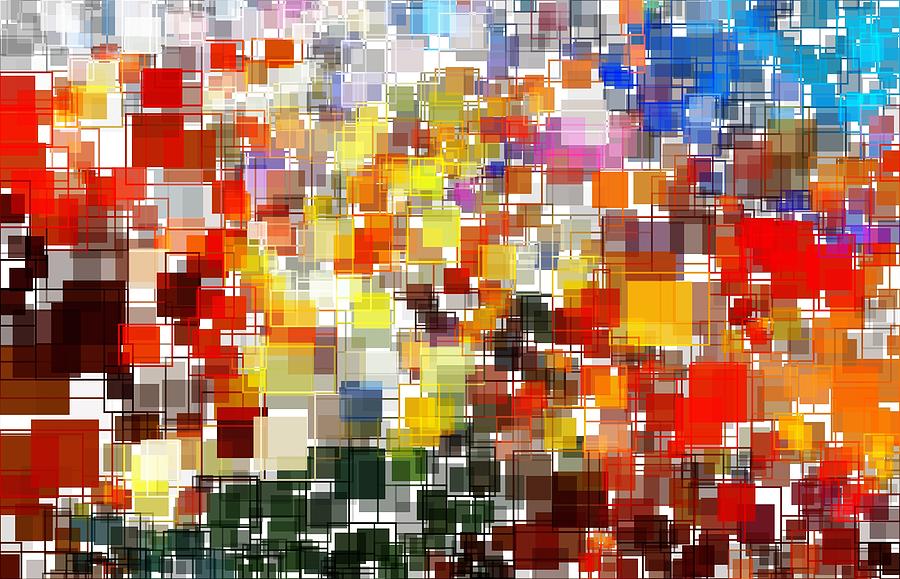 Cityscape Abstract 1 Digital Art by Eileen Backman