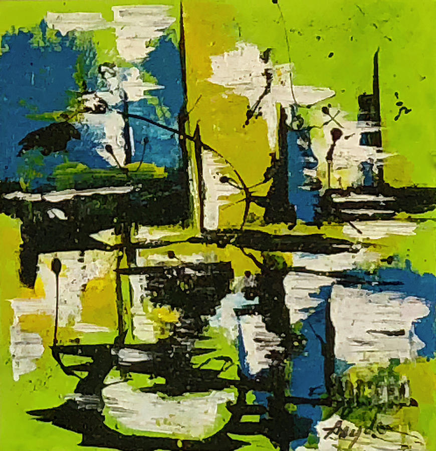Cityscape Abstract Painting