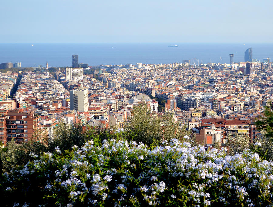 Cityscape of Barcelona Photograph by Scharvik