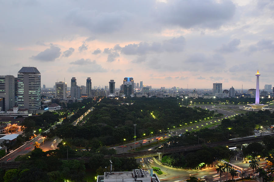 Cityscape of Jakarta Photograph by Fajrul Islam