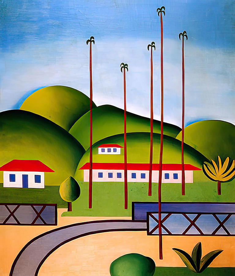 cityscape - Tarsila do Amaral Painting by Tarsila do Amaral - Fine Art ...