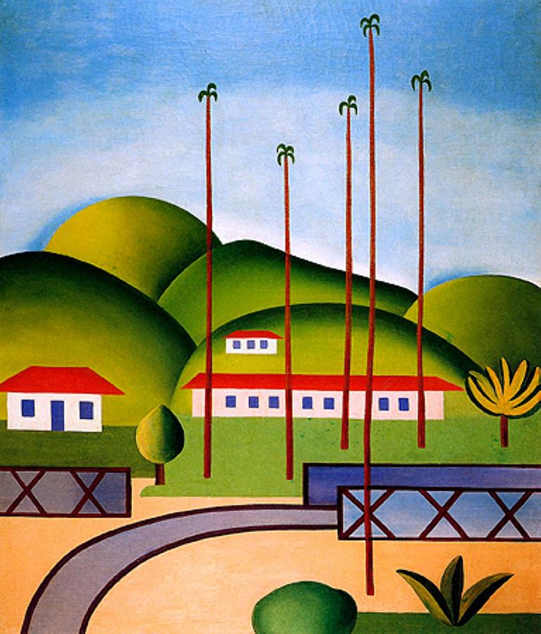 Cityscape Painting By Tarsila Do Amaral