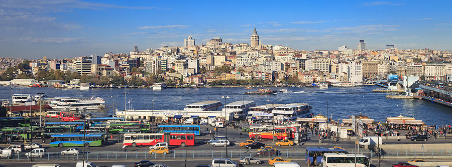 Cityscape view across Istanbul, Turkey Photograph by Kelvinjay