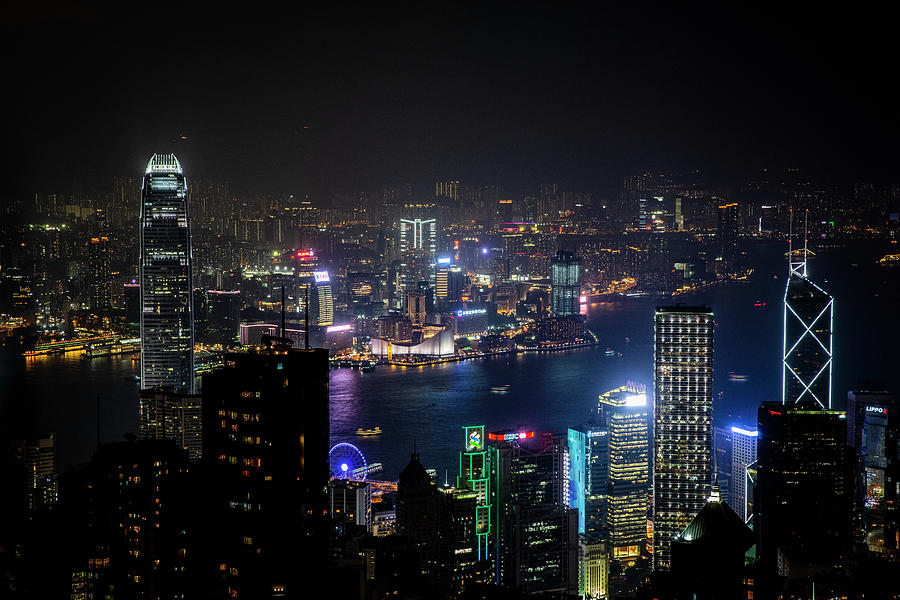 Cityscape view over Hong Kong Photograph by Ruben Vicente