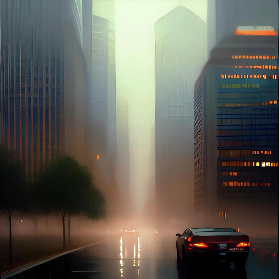 Cityscapes 21 Digital Art by Fred Larucci