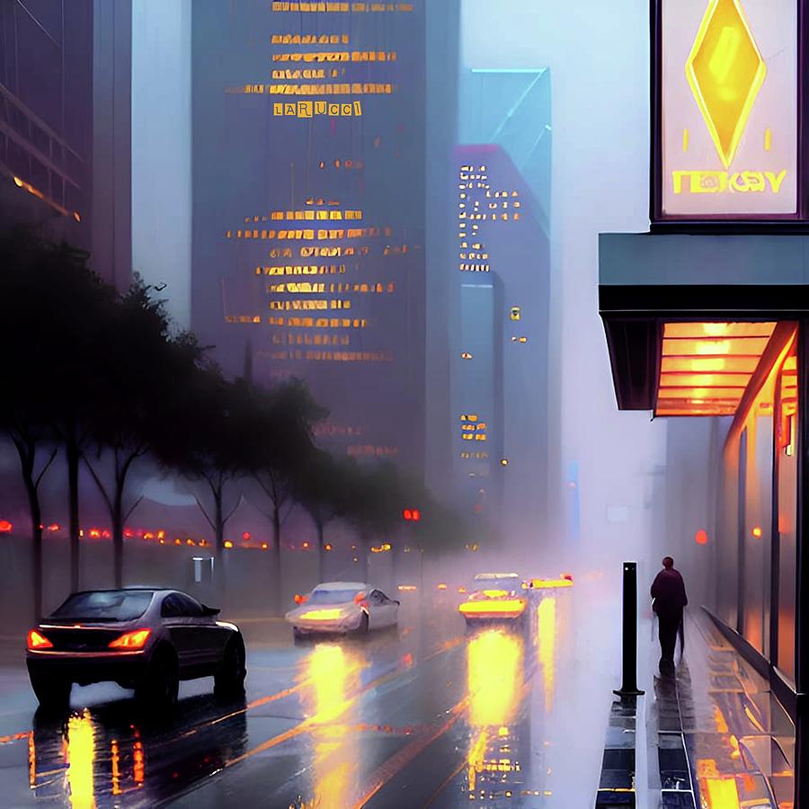 Cityscapes 24 Digital Art by Fred Larucci
