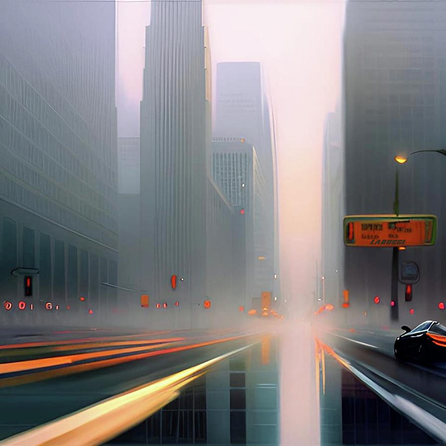 Cityscapes 49 Digital Art by Fred Larucci
