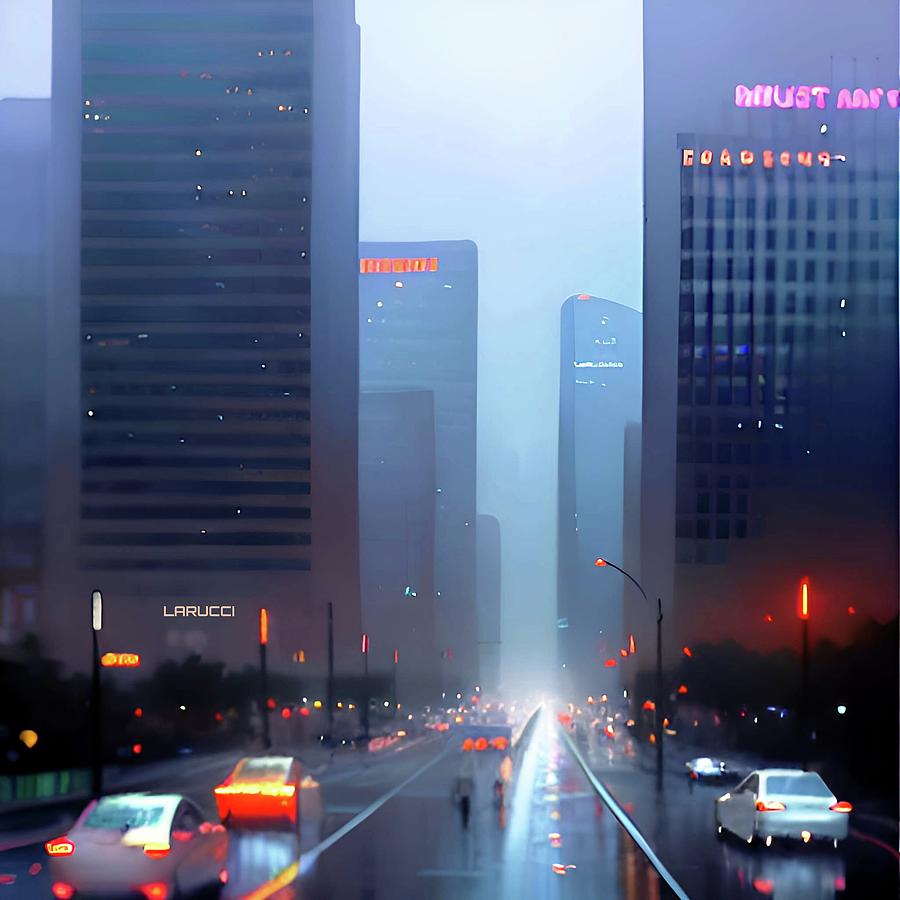 Cityscapes 80 Digital Art by Fred Larucci