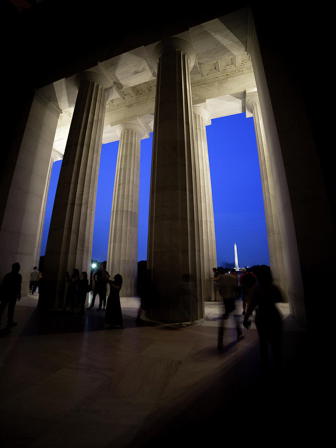 Cityscapes National Mall Lincoln Memorial Washington DC A90s Digital ...