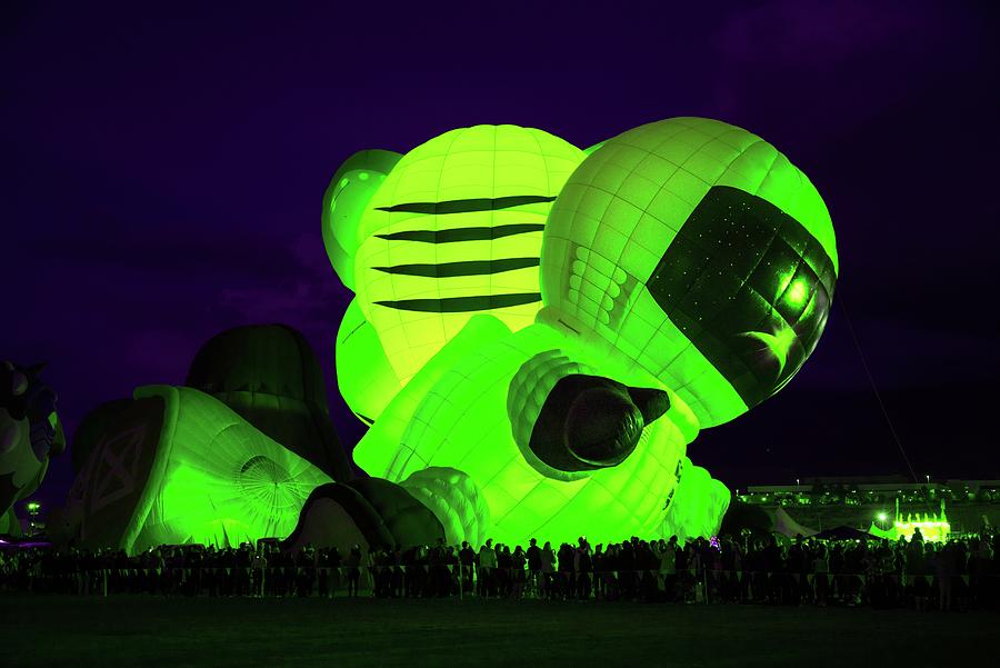 Up Movie Digital Art - Cityscapes  Spaceman Albuquerque  International Balloon Fiesta NM P10n by Otri Park