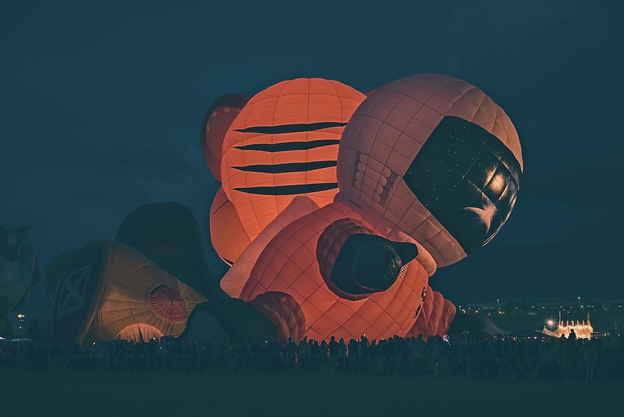 Up Movie Digital Art - Cityscapes  Spaceman Albuquerque  International Balloon Fiesta NM P10s by Otri Park