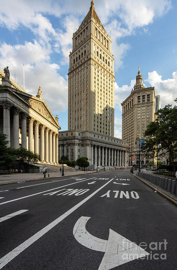 Civic center in the Downtown Manhattan in New York City, USA. Photograph by Didier Marti