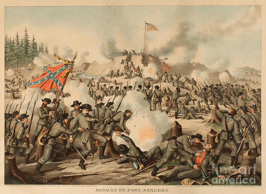 Civil War Assault On Fort Sanders Photograph by Action
