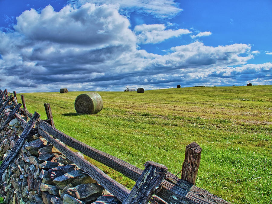 Civil War Battlefield Farm View 1 Photograph by Judy Cuddehe