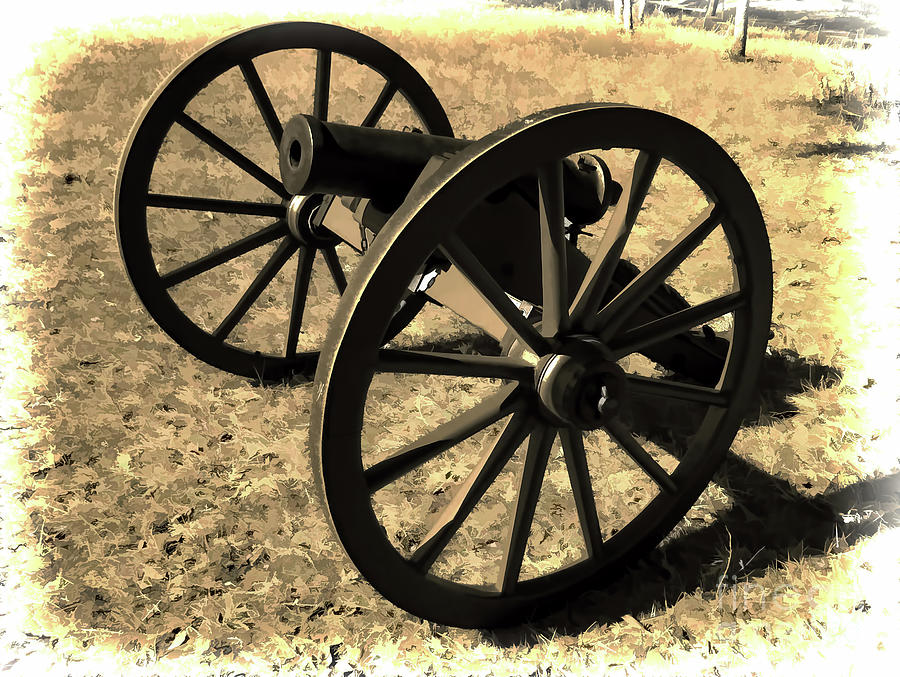 Civil War Cannon Photograph by D Hackett