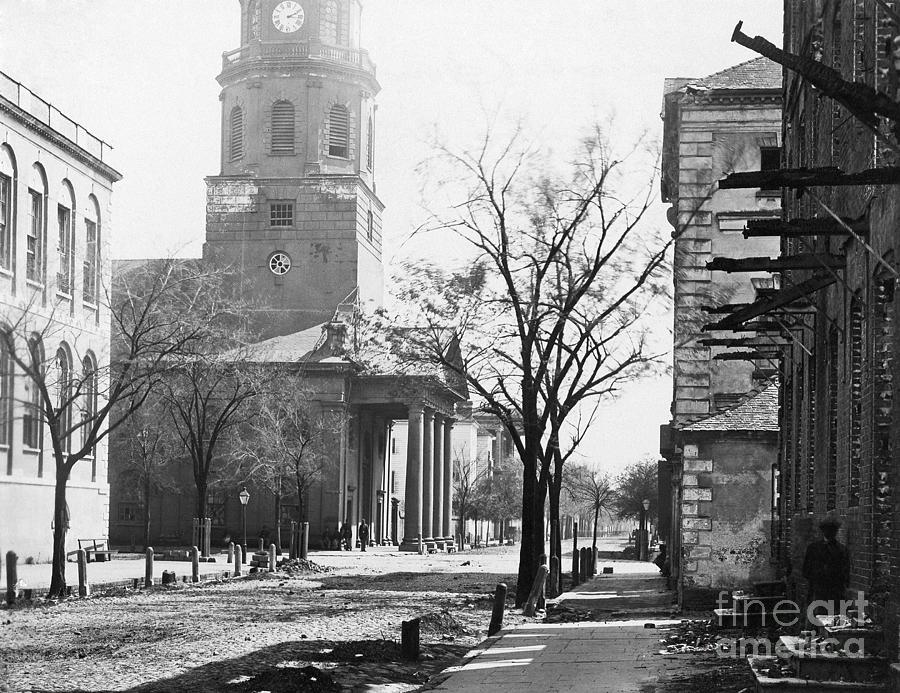 Civil War Charleston, c1864 Photograph by George Barnard