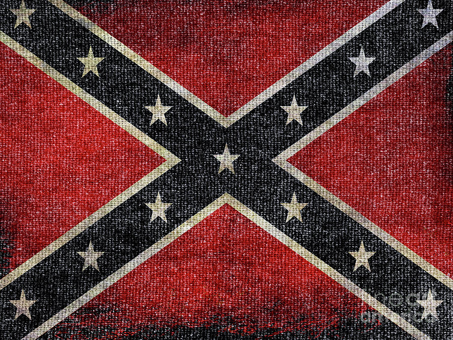 Civil War Confederate Rebel Flag Digital Art by Randy Steele