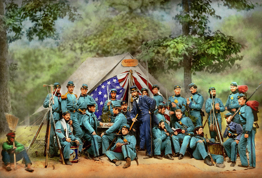 Civil War - Engineer Company 8th NY State Militia 1861 Photograph by Mike Savad
