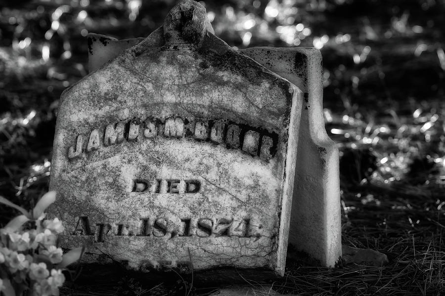 Old grave in Colorado Photograph by Doug Wittrock
