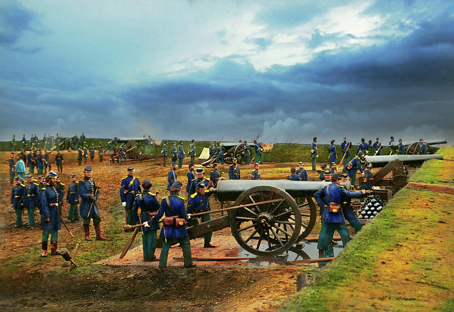 Civil War - Heavy artillery unit 1861 Photograph by Mike Savad
