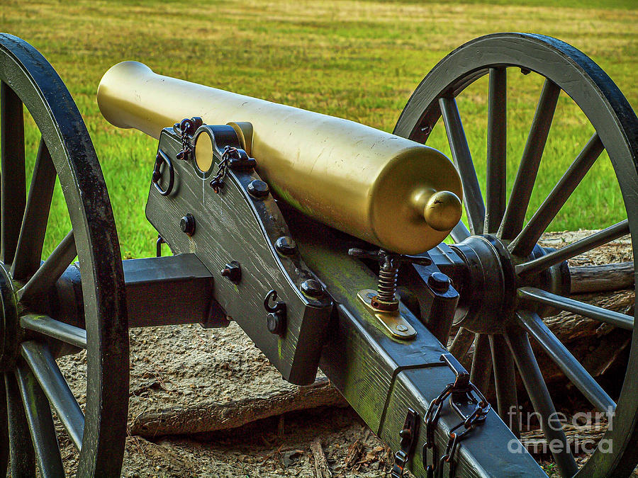 Civil War Replica Canon Photograph by Tom Claud