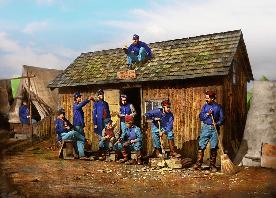 Civil War - The Civil Chore 1863 Photograph by Mike Savad