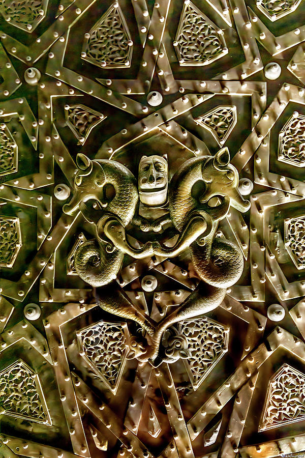 Cizre Bronze Door Knocker 01 Photograph by Weston Westmoreland
