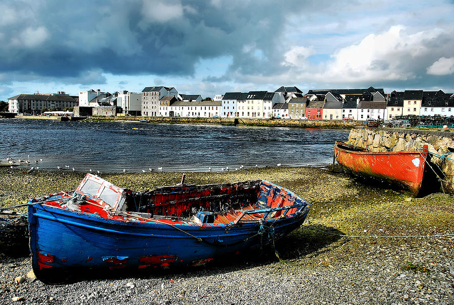 Claddagh Boats Photograph by Michelle McMahon