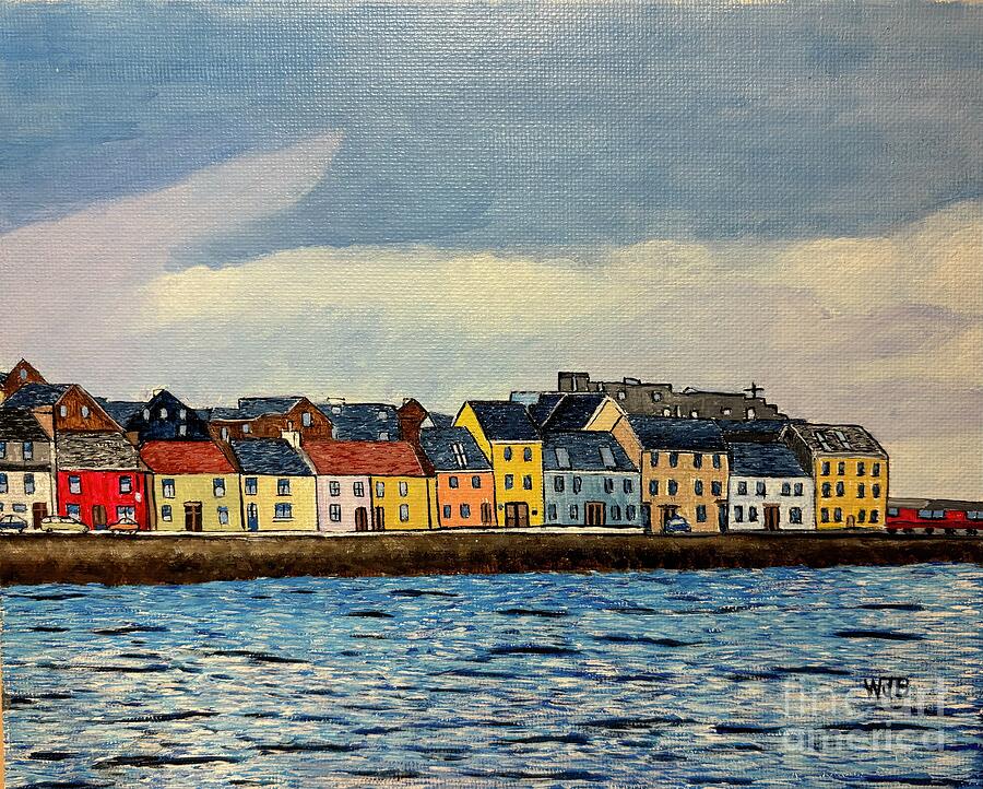Claddagh Quay Galway Ireland Painting by William Bowers