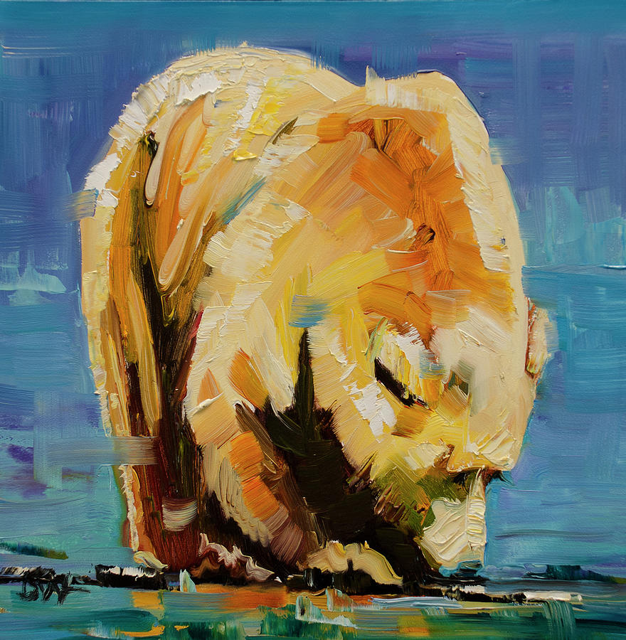 Clam Bear Painting by Diane Whitehead
