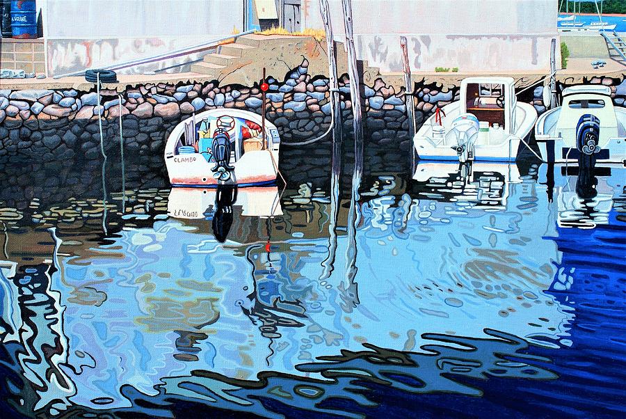 Boat Painting - Clambo by Nathan Katz