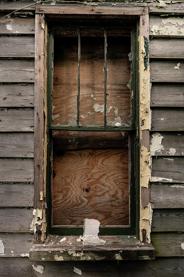 Clapboard House Window Photograph by Bradford Martin