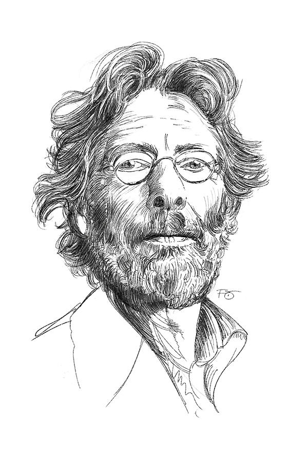 Eric Clapton Drawing - Clapton by Peter Farago