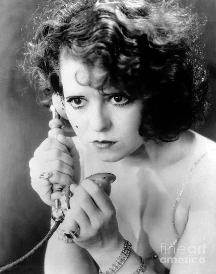 Clara Bow The Wild Party 1929 Photograph by Sad Hill - Bizarre Los Angeles Archive