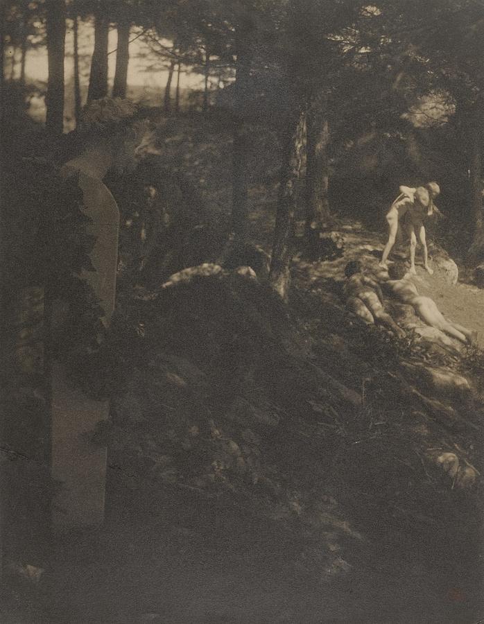 Clarence H White Boys Wrestling Before 1908 Painting by Artistic Rifki ...