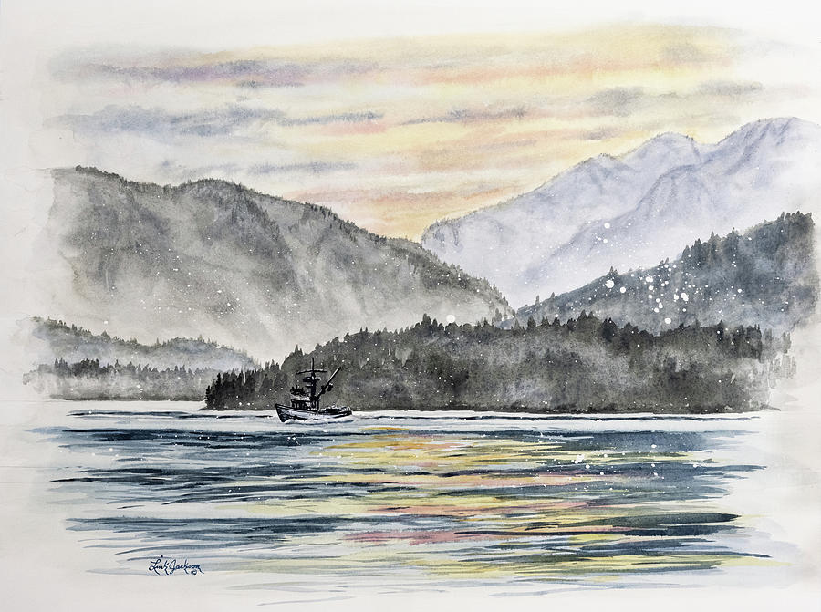 Clarence Strait, Alaska Painting by Link Jackson
