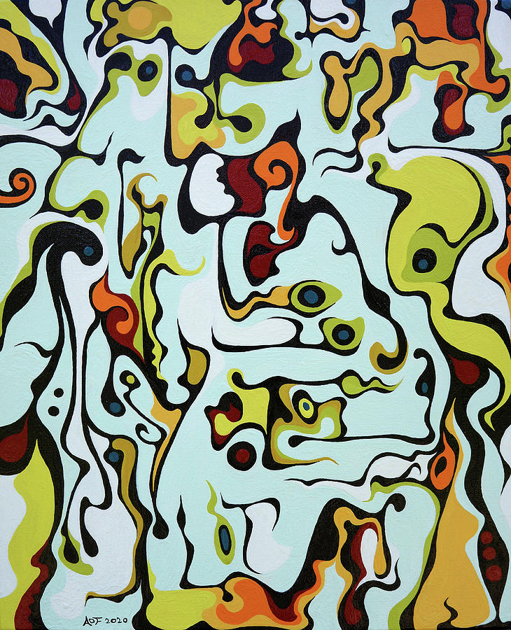 Clarified Chaos Painting by Amy Ferrari