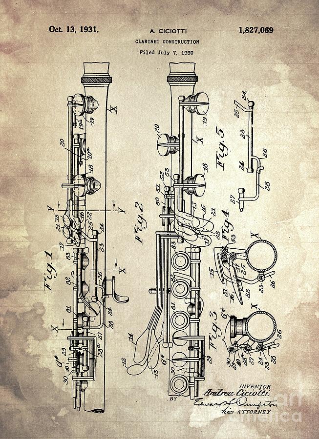 CONSTRUCTION Patent Year 1930 Drawing by Drawspots