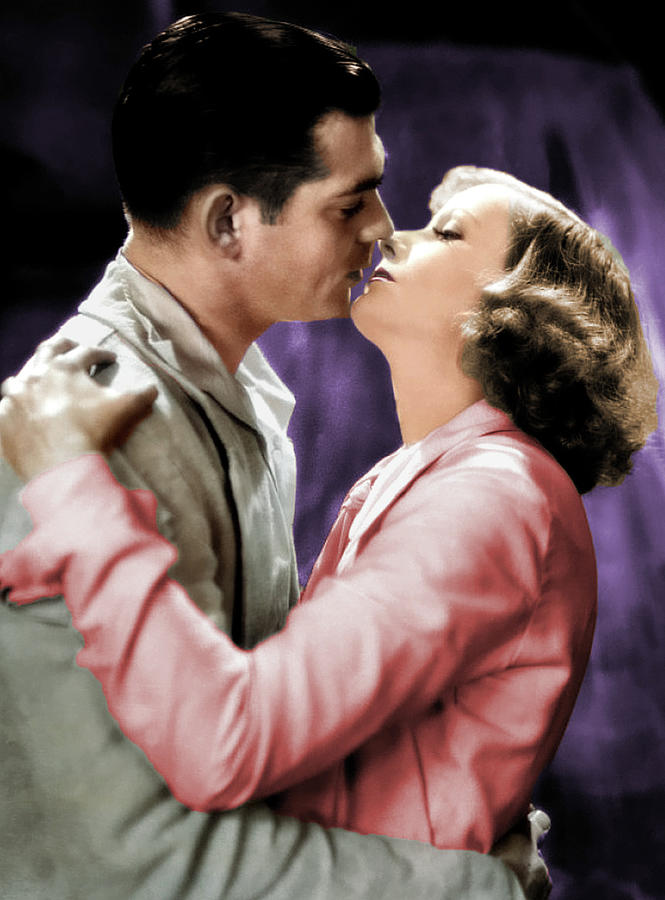 Clark Gable and Greta Garbo Photograph by Movie World Posters