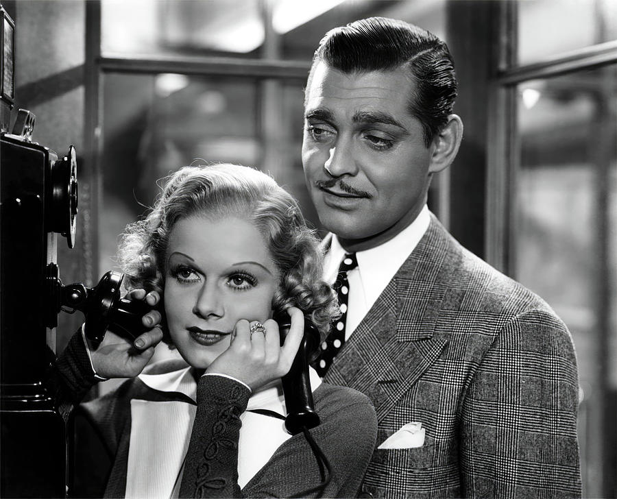 CLARK GABLE and JEAN HARLOW in WIFE VS. SECRETARY -1936-, directed by CLARENCE BROWN. Photograph by Album CLARK GABLE and JEAN HARLOW in WIFE VS. SECRETARY -1936-, directed by CLARENCE BROWN. Photograph by Album