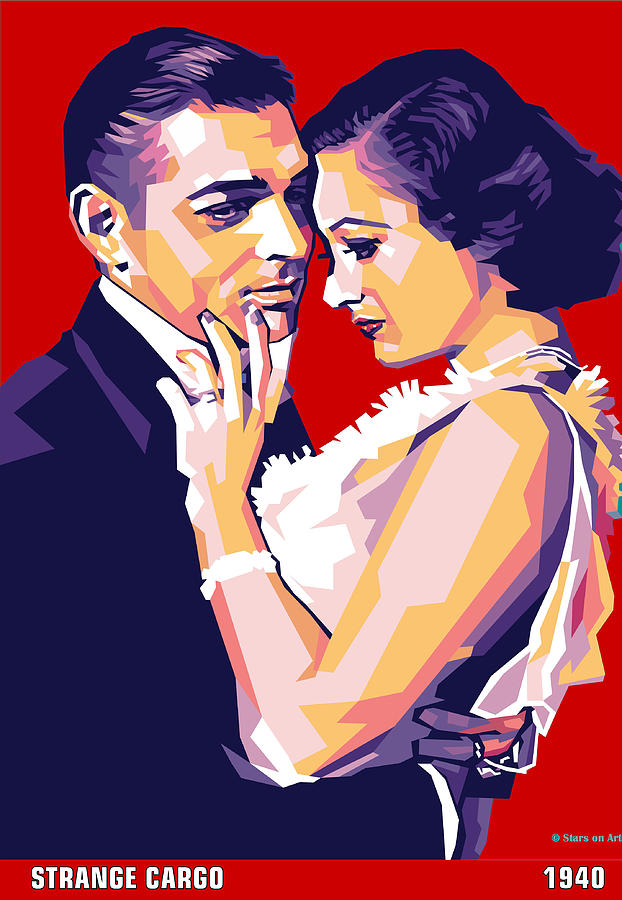 Clark Gable and Joan Crawford Digital Art by Movie World Posters