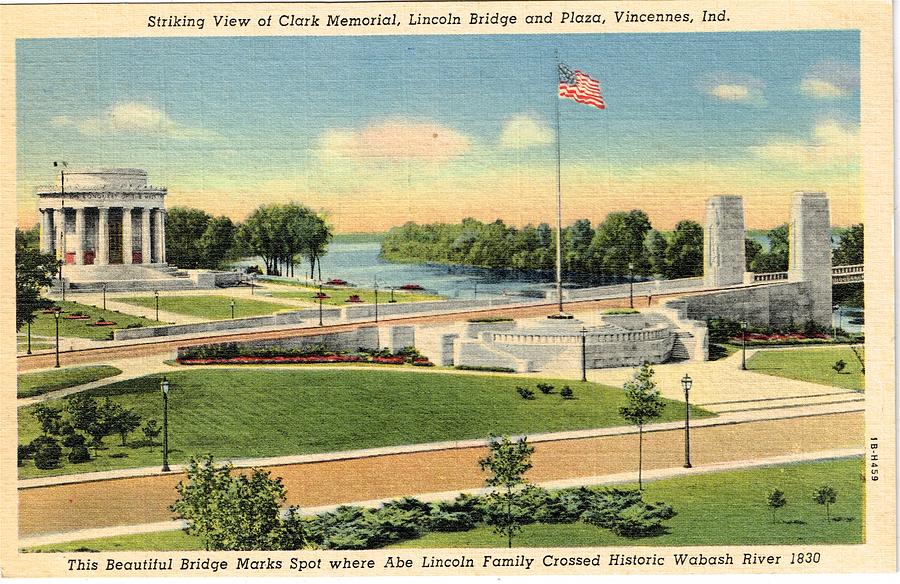 Vintage Photograph - Clark Memorial Vincennes Indiana by Mel Thompson