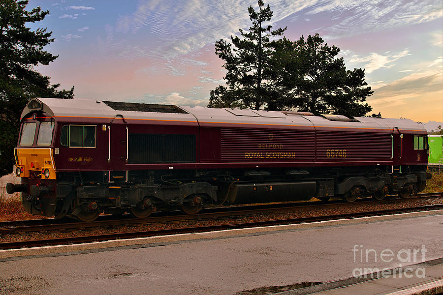 Class 66 Photograph by Richard Denyer