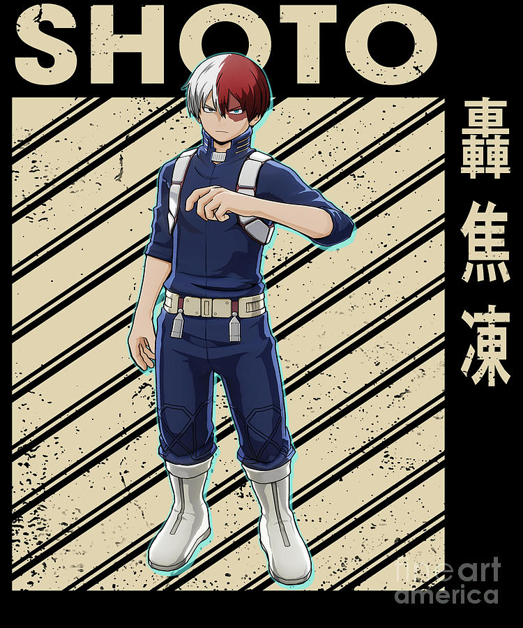 Classic Art Shoto My Hero Anime Academia Drawing by Fantasy Anime | Pixels