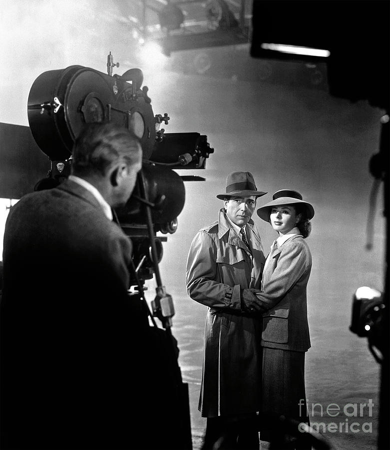 Classic Bogart and Bergman - Casablanca Directors Cut 1942 Photograph by Doc Braham