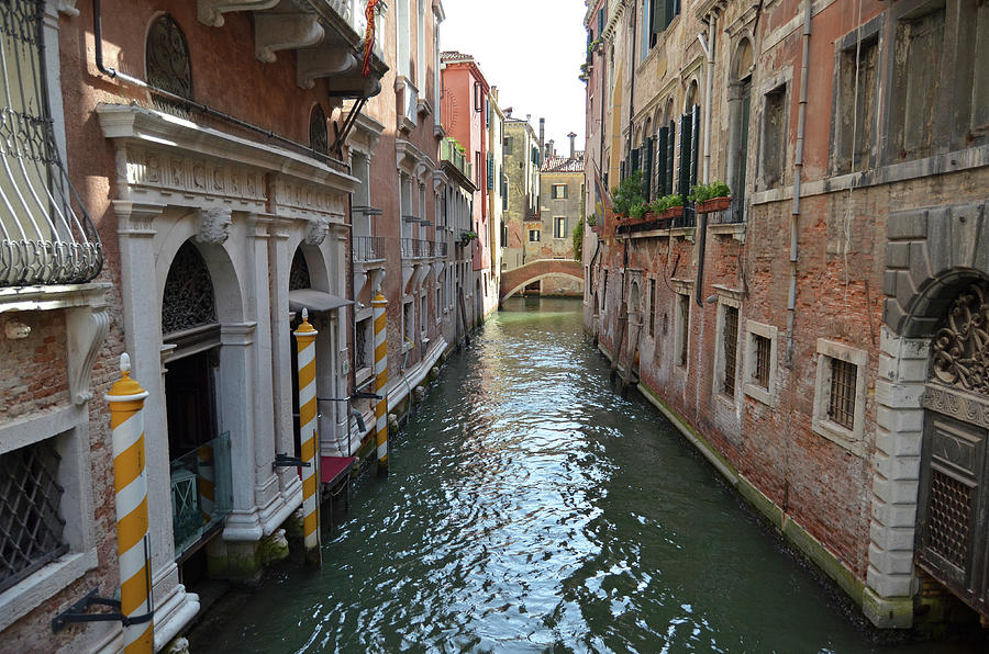 Classic Canal View in Venice Italy Photograph by Shawn OBrien