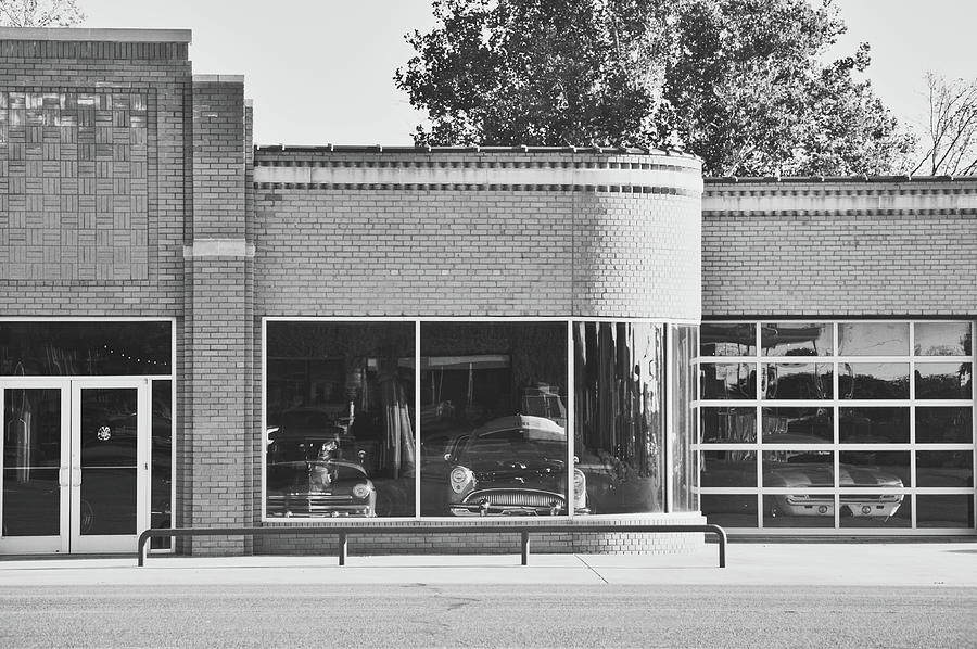 Classic Car Building Storage Photograph by Gaby Ethington