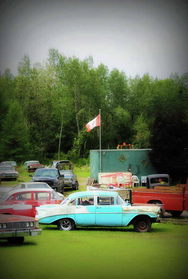 Classic Car Lot 1 Photograph by Cyryn Fyrcyd